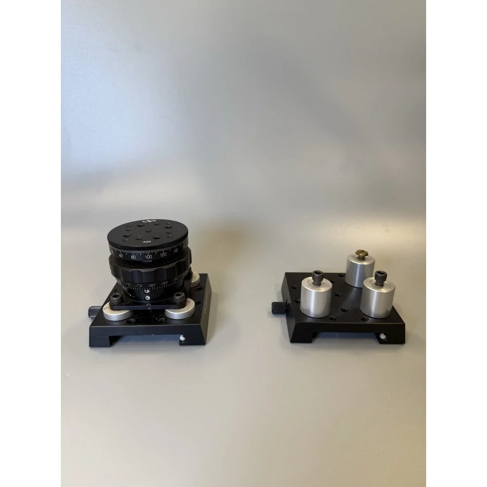 2x Optical Rail PRC-3 With Vertical Stage with Rotary Platform